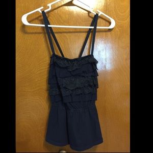 Hollister navy blue tank top